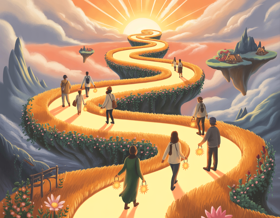 A Sunlight Route – Travel by Light, Guided by Warmth