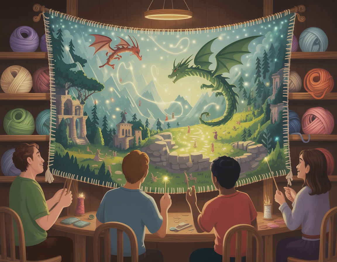 Threaded Fantasies – Stitch Stories into a Tapestry of Magic