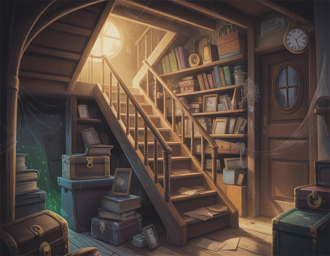 Stairway to the Attic – Discover What Time Left Behind