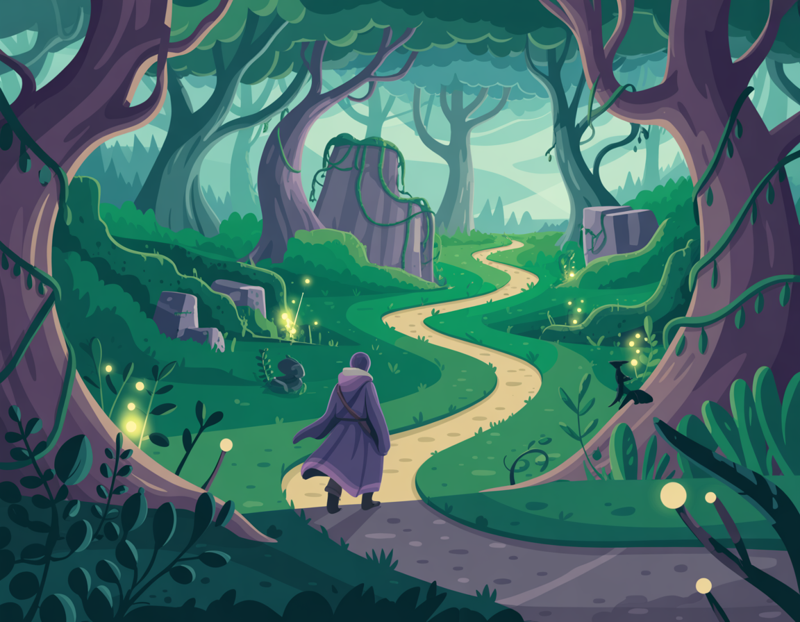 Whispering Paths Forest – A Magical Journey Through an Enchanted Wood